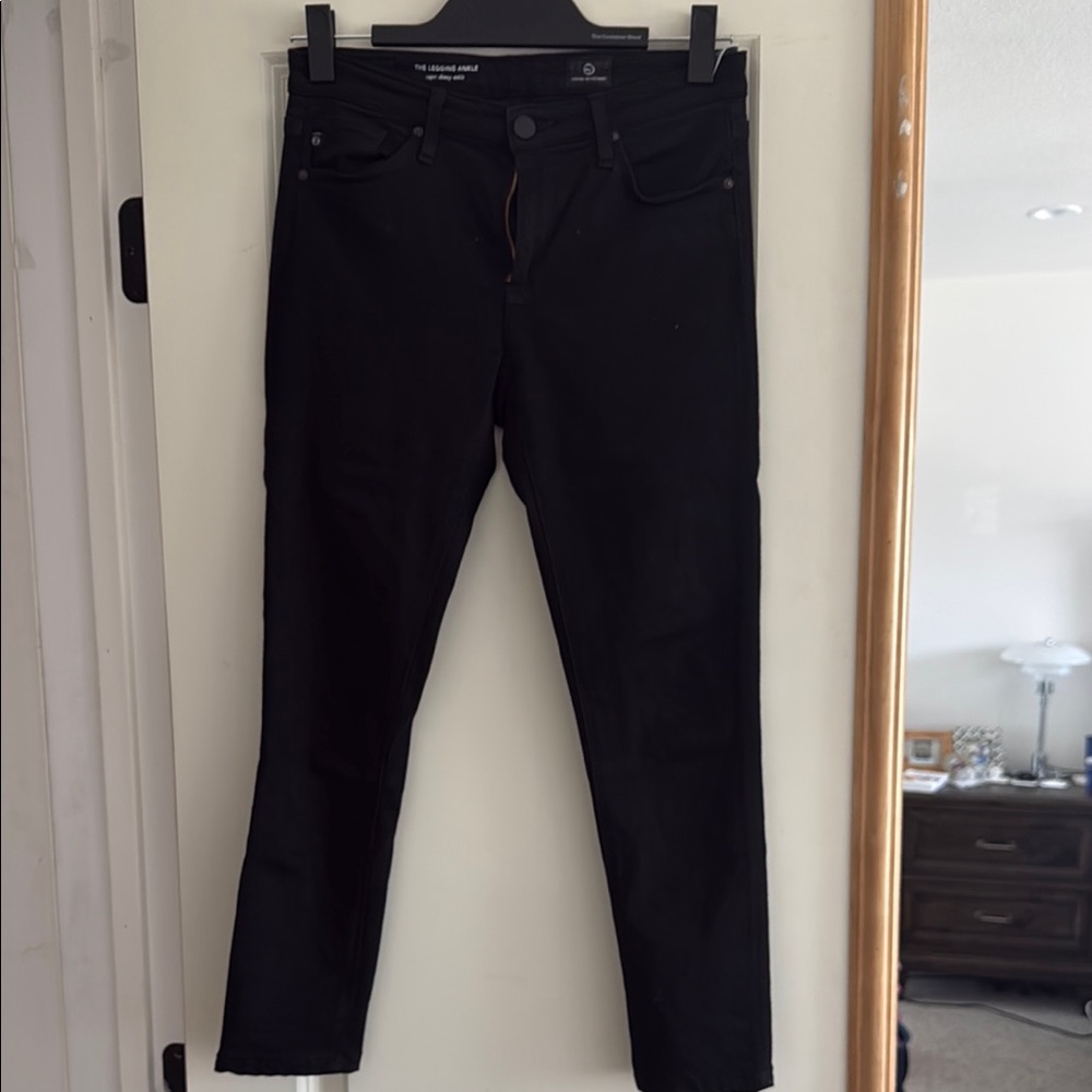 Ag Adriano Goldschmied Black Skinny Jeans
